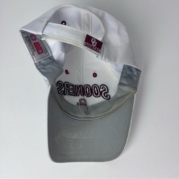 Sooners Oklahoma University White Logo Baseball Cap Unisex OS - Picture 10 of 14